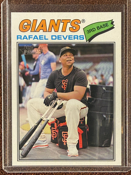 Rafael Devers - 2026 Topps Heritage - Image Variation SP - Giants