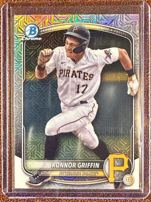 Konnor Griffin - 2025 Bowman Chrome - MOJO - Pirates