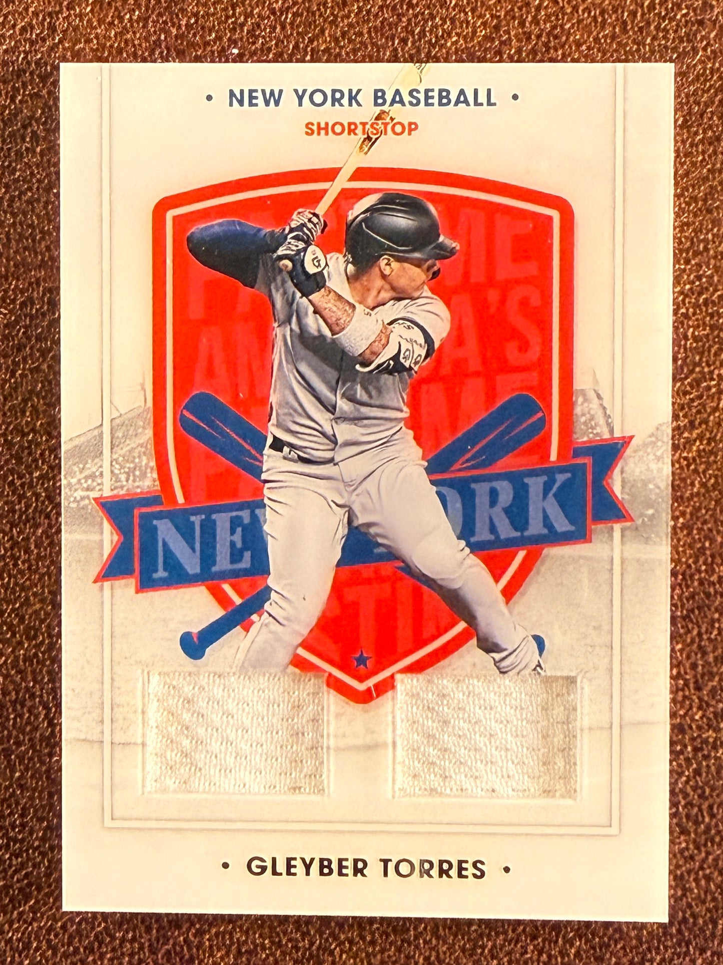 Gleyber Torres - 2021 Panini - America's Pastime RELIC - Yankees