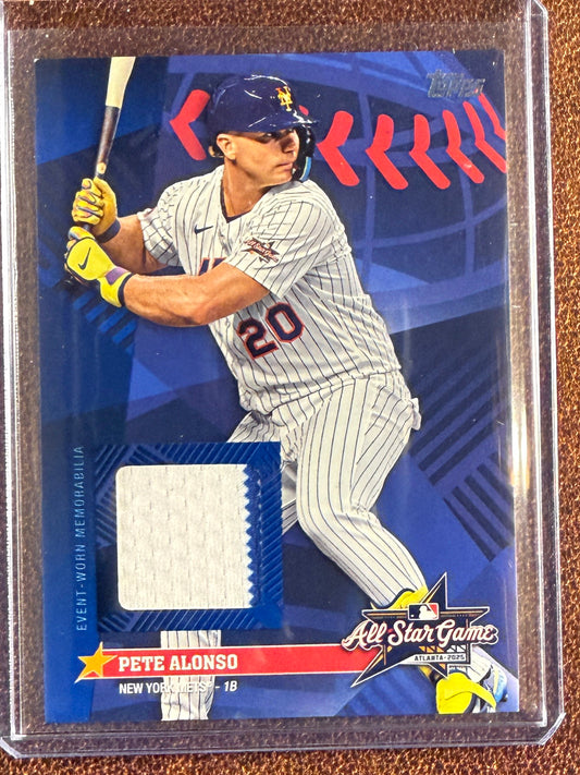 Pete Alonso - 2025 Topps Update - All Star Stitches RELIC - Mets