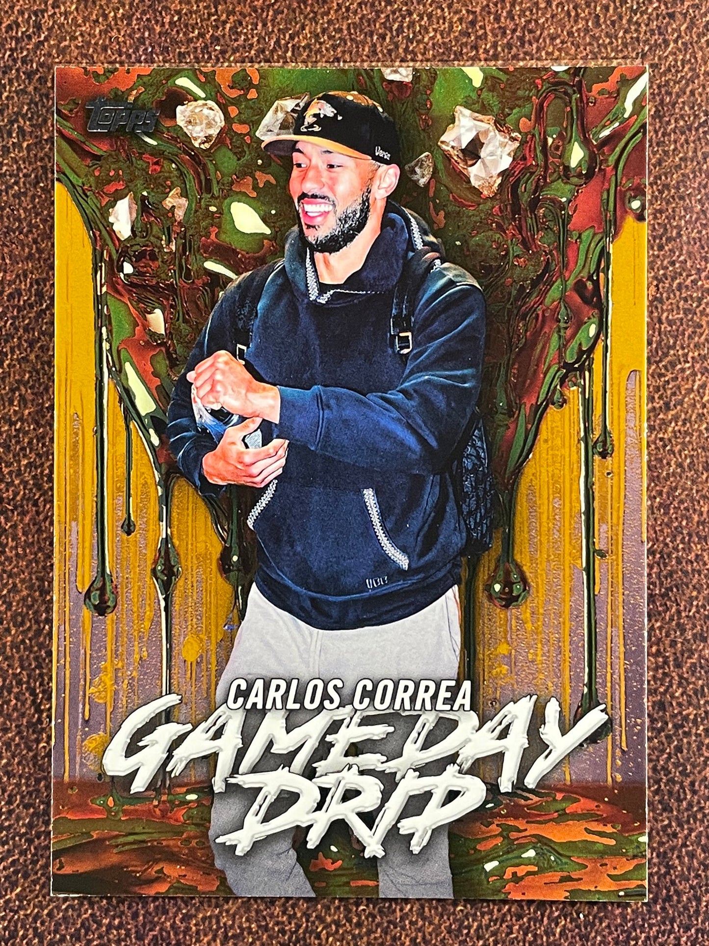 Carlos Correa - 2026 Topps Series 1 - GOLD Game Day Rip /50 - Astros