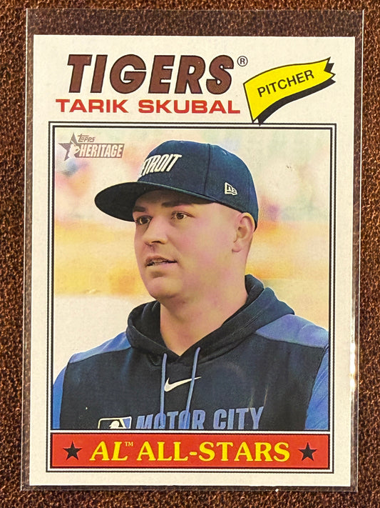 Tarik Skubal - 2026 Topps Heritage - Image Variation - Tigers