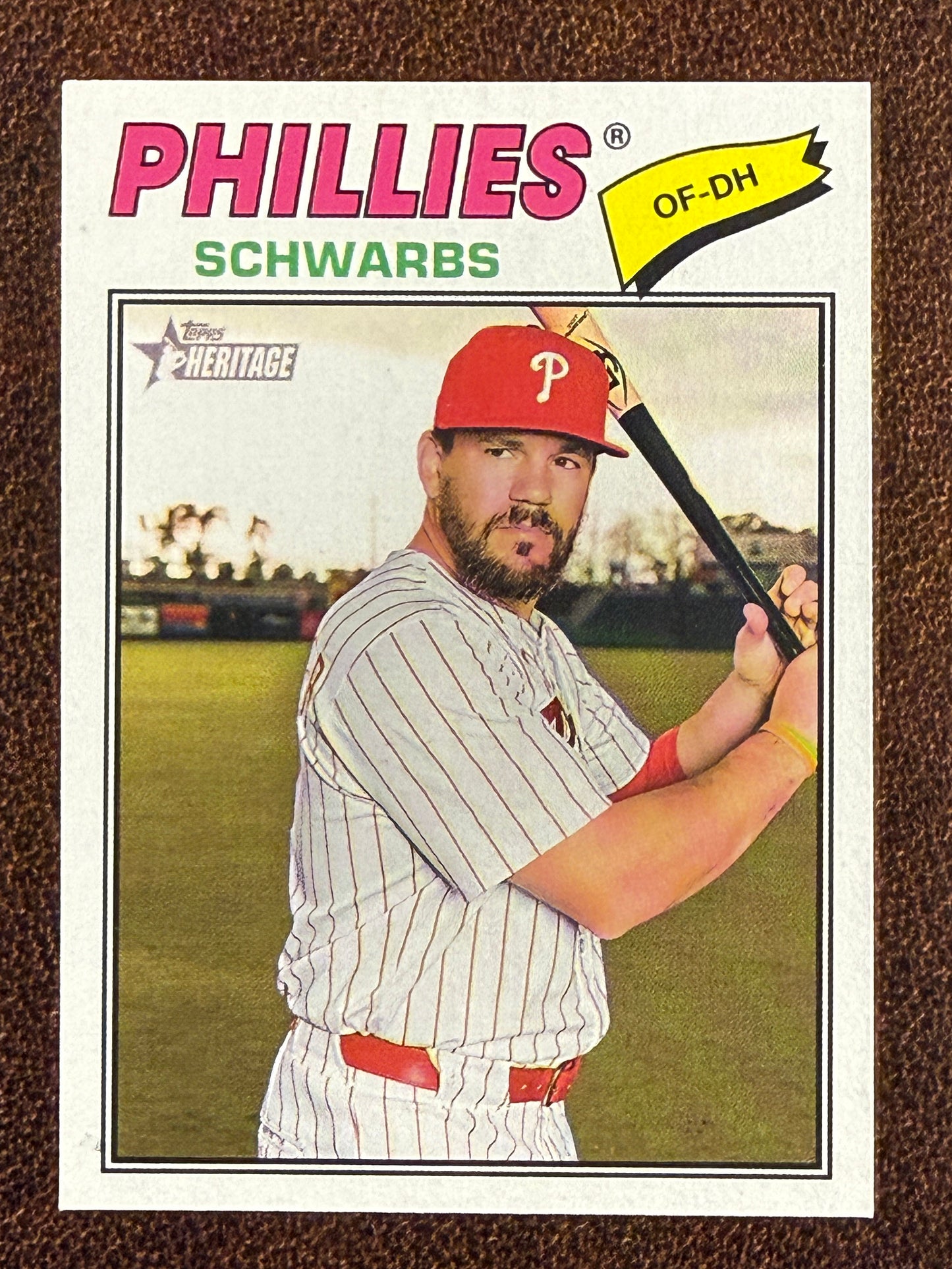 Kyle Schwarber - 2026 Topps Heritage - Nickname Variation - Phillies