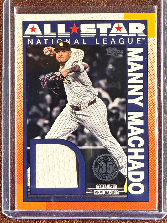 Manny Machado - 2025 Topps Series 2 - 1990 All Star RELIC - Padres