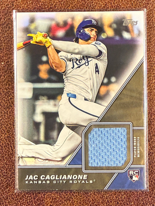 Jac Caglianone - 2026 Topps Series 1 - Major League Material RELIC - Royals