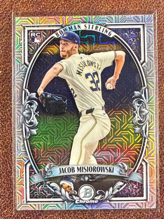Jacob Misiorowski - 2026 Bowman - Bowman Sterling MOJO - Brewers