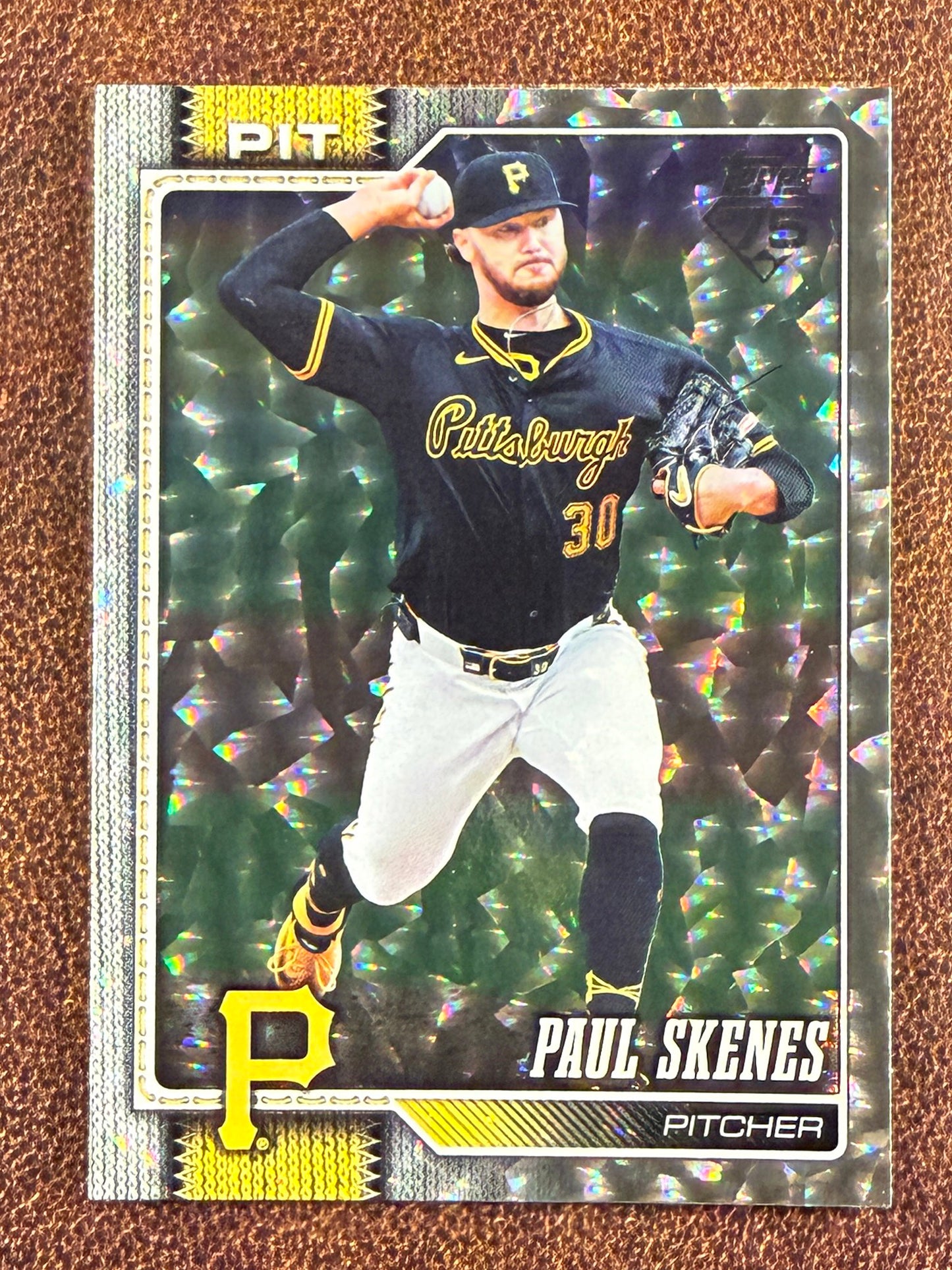 Paul Skenes - 2026 Topps Series 1 - Silver Crackleboard Foil Board  - Pirates