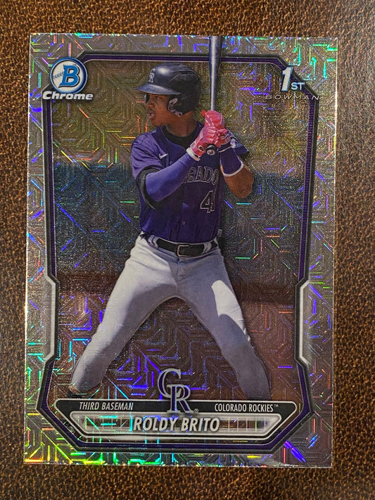 Roldy Brito - 2026 Bowman - 1st MOJO Refractor - Rockies
