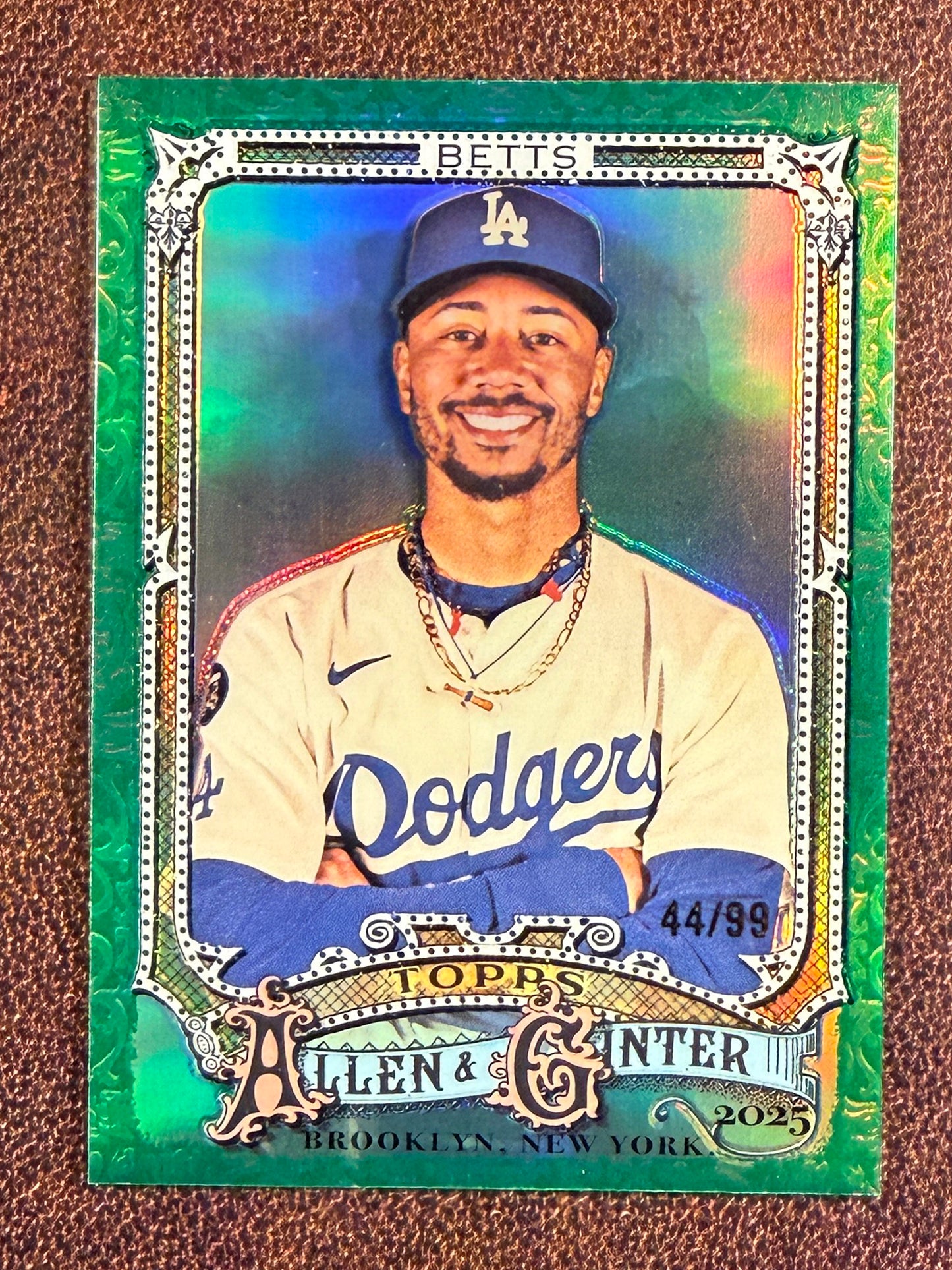 Mookie Betts - 2025 Allen & Ginter - GREEN /99 - Dodgers