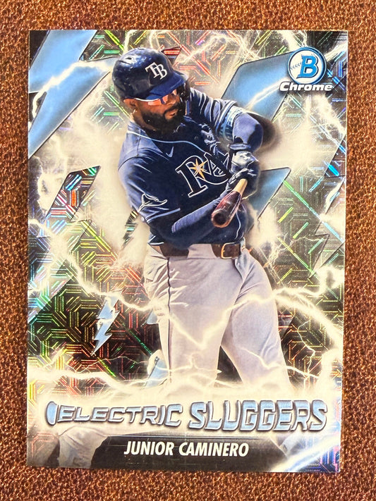 Junior Caminero - 2026 Bowman - Electric Sluggers MOJO - Rays