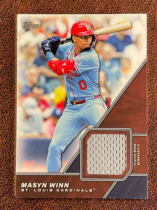 Masyn Winn - 2026 Topps Series 1 - Major League Material RELIC (*whiting*) - Cardinals