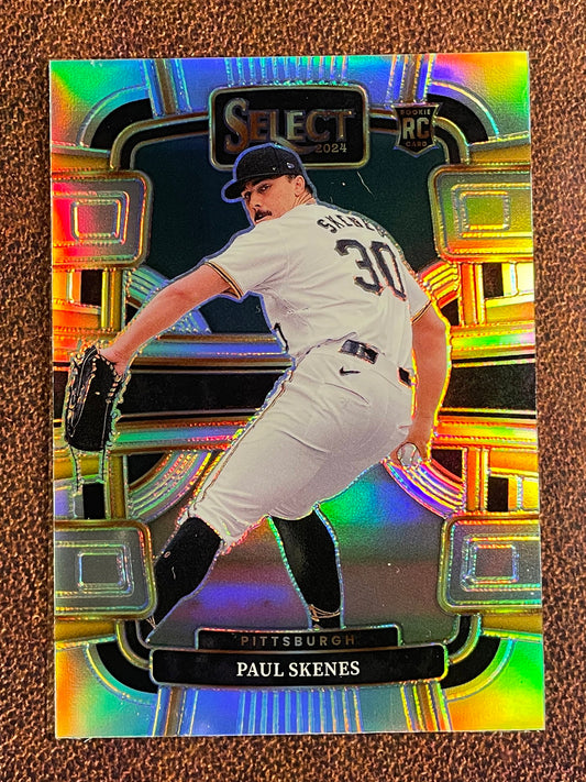 Paul Skenes - 2024 Panini Select - Silver Prizm - Pirates