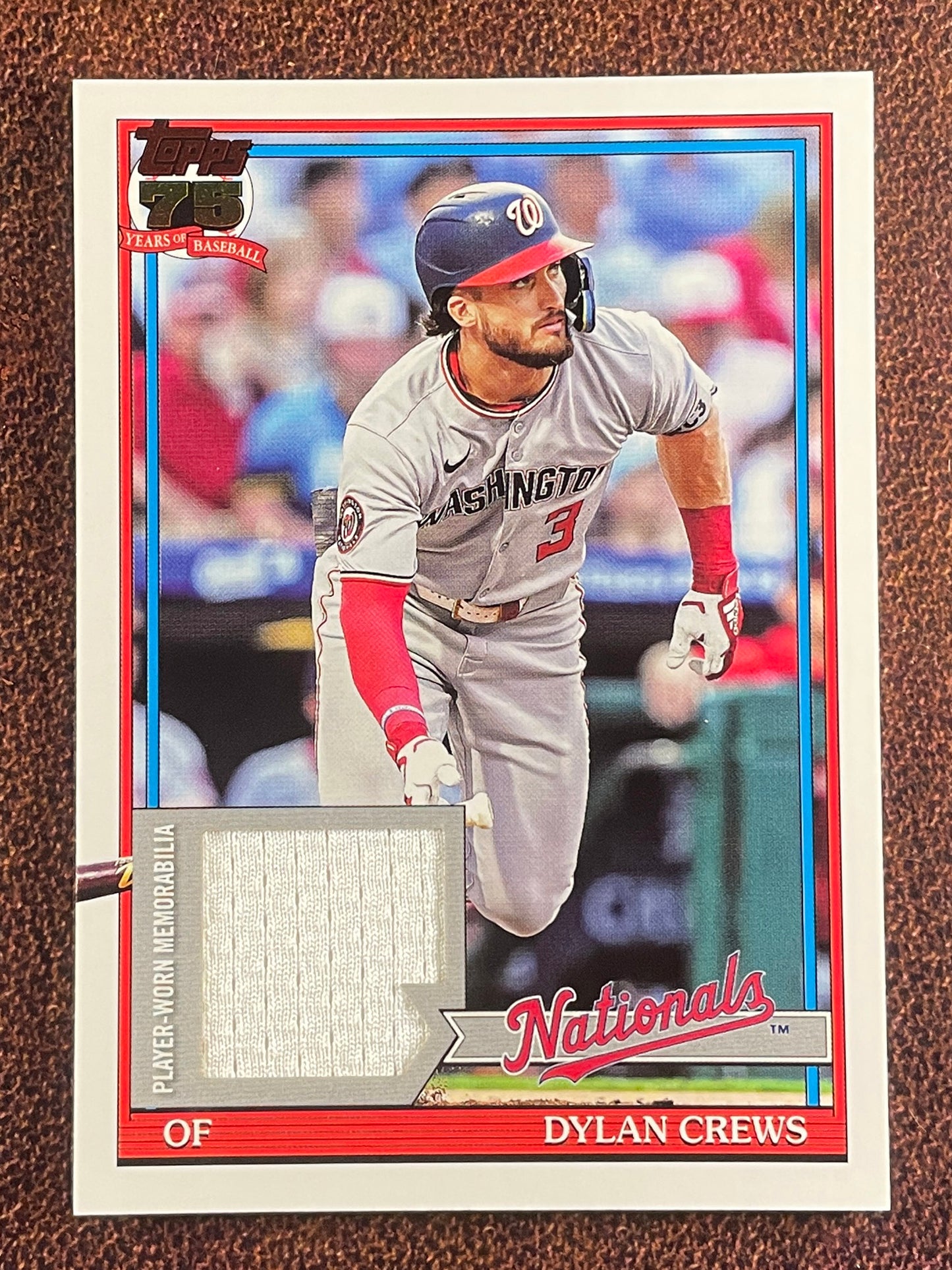 Dylan Crews - 2026 Topps Series 1 - 1991 RELIC - Nationals