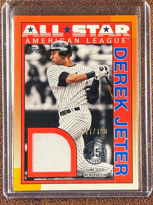 Derek Jeter - 2025 Topps Series 2 - Blue All Star RELIC /150 - Yankees