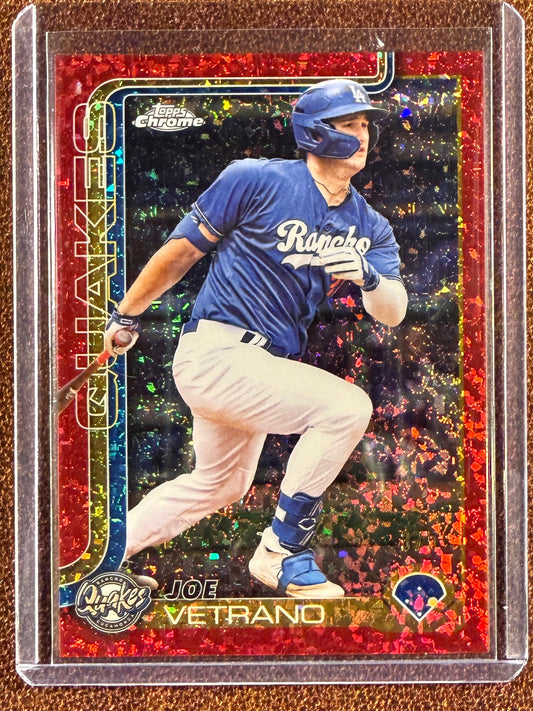 Joe Vetrano - 2025 Topps Pro Debut - Red Mini Diamond /5 - Dodgers
