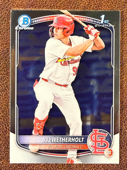 JJ Wetherholt - 2025 Bowman - 1st Bowman CHROME - Cardinals