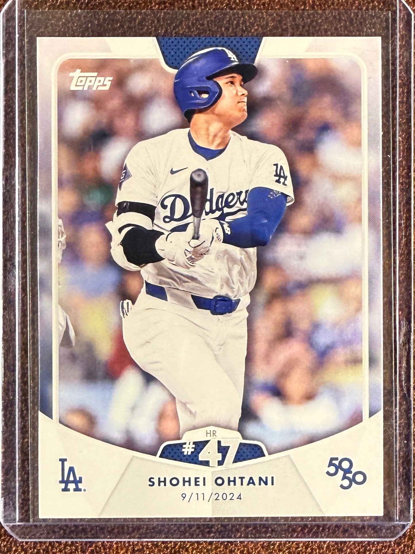 Shohei Ohtani - 2024 Topps 50/50 - HR #47 Base - Dodgers