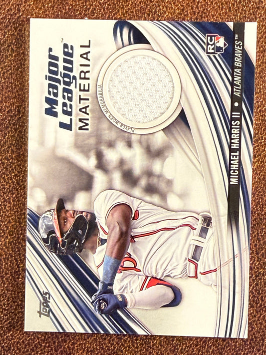 Michael Harris II - 2023 Topps Series 2 - Rookie Major League Material RELIC - Braves