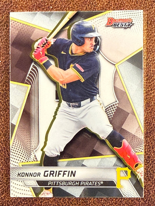 Konnor Griffin - 2025 Bowmans Best - Prospect Base #TP27 - Pirates
