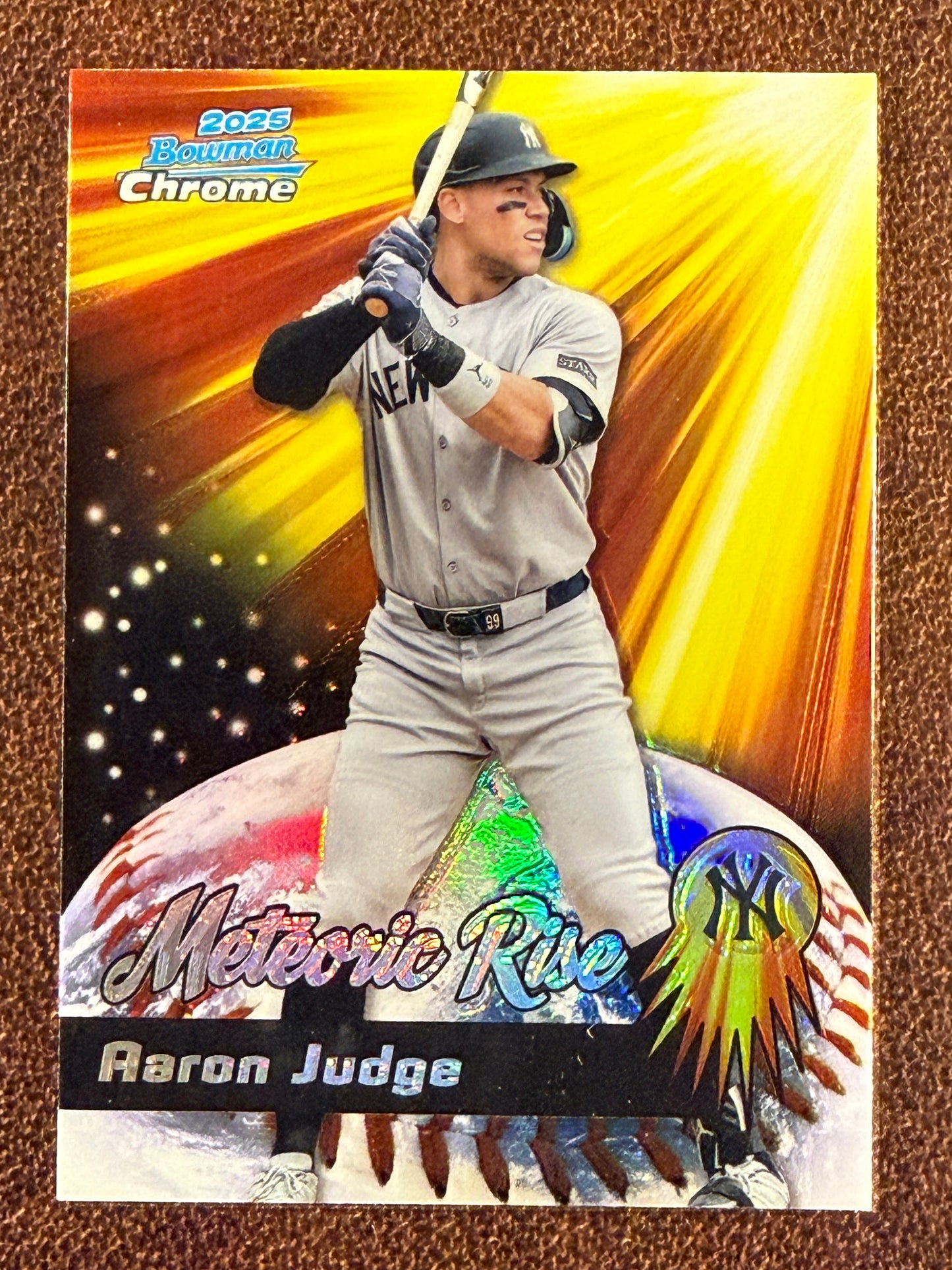 Aaron Judge - 2025 Bowman Chrome - Meteoric Rise - Yankees