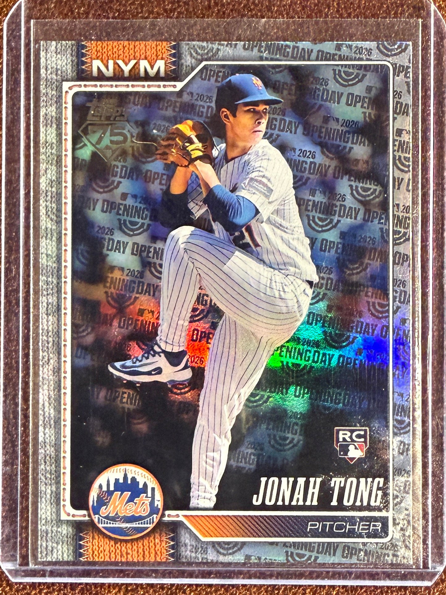 Jonah Tong - 2026 Topps Series 1 - Opening Day - Mets