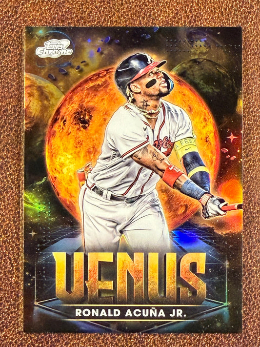 Ronald Acuna Jr. - 2025 Topps Chrome Cosmic - Planetary Pursuit VENUS - Braves