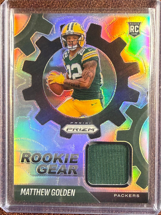 Matthew Golden - 2025 Panini Prizm - Rookie Gear RELIC - Packers
