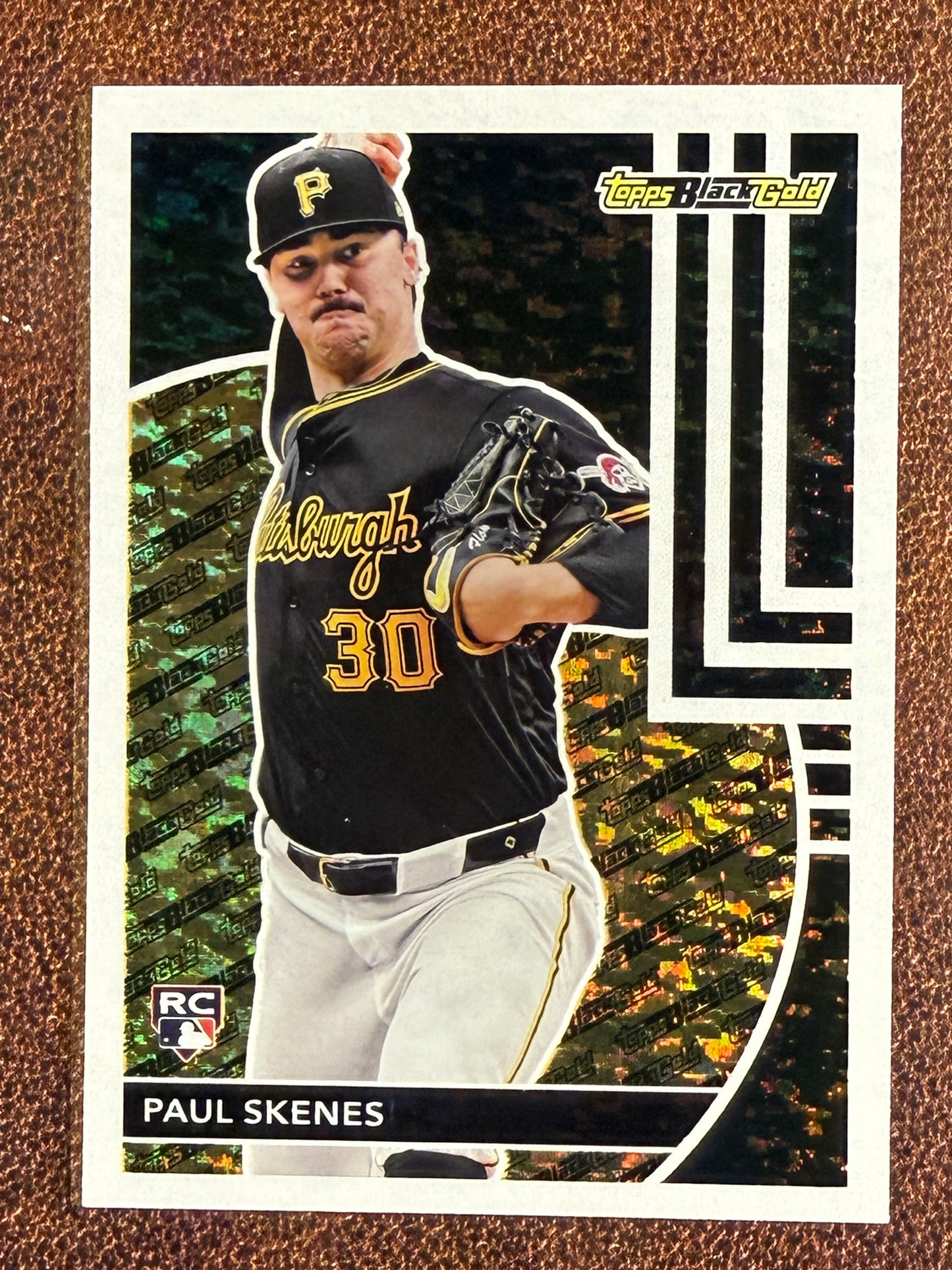 Paul Skenes - 2024 Topps Update - Rookie Black Gold (*Slight back corner whiting*) - Pirates