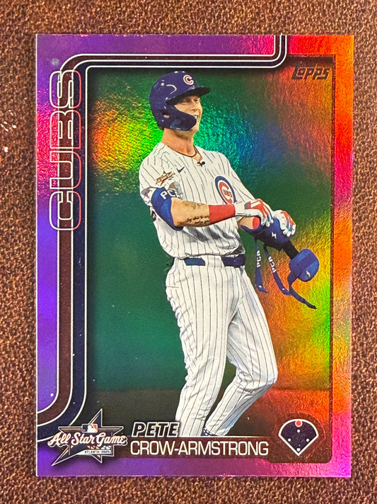 Pete Crow Armstrong - 2025 Topps Update - PINK Foil All Star Game - Cubs