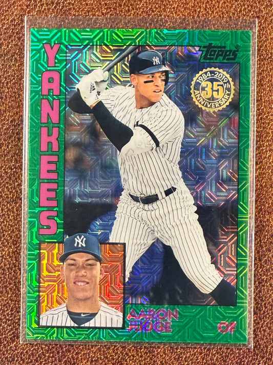 Aaron Judge - 2019 Topps Update - Mojo Green /99 - Yankees