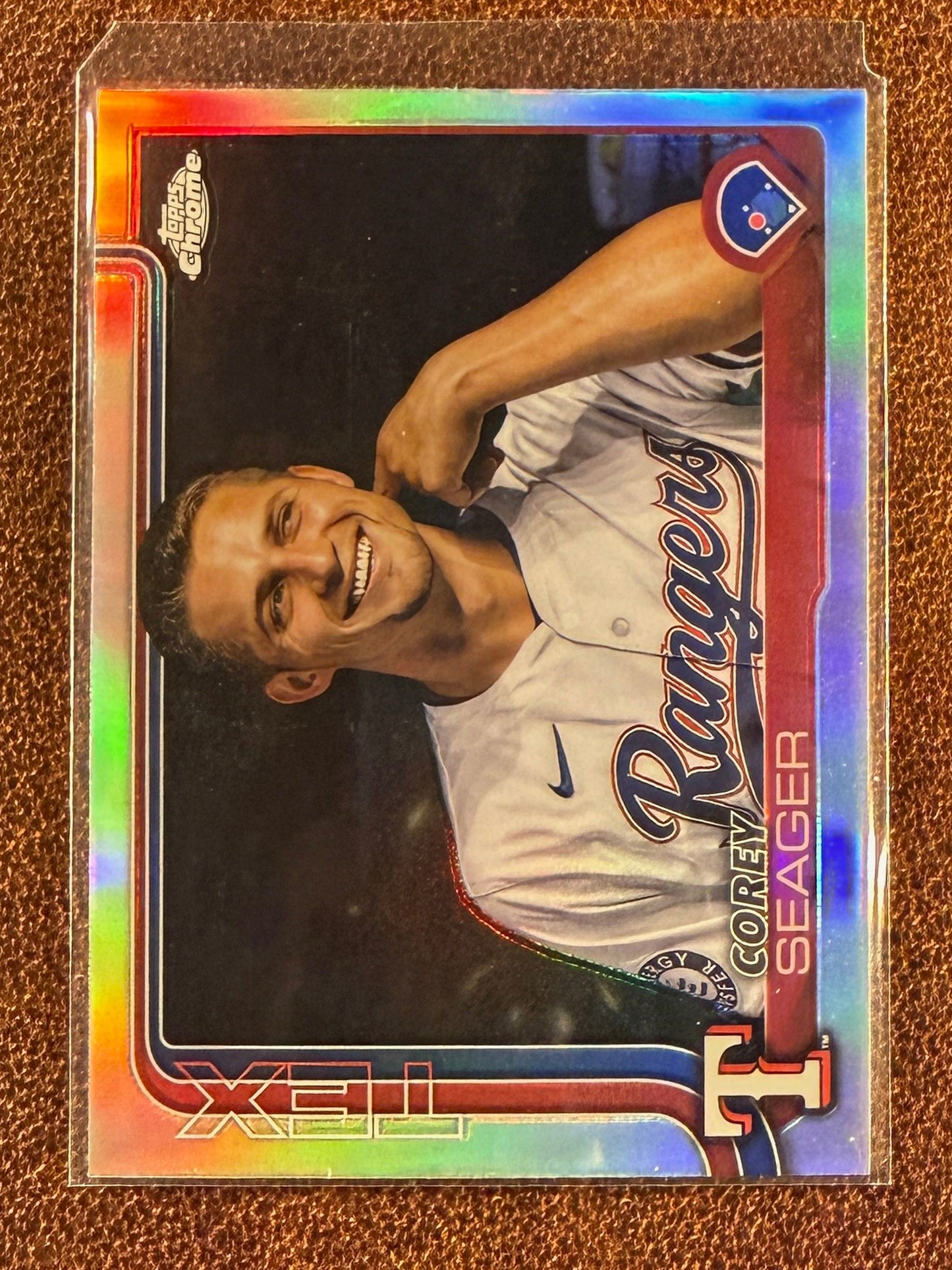 Corey Seager - 2025 Topps Chrome - Image Variation - Rangers