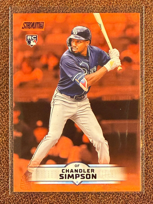 Chandler Simpson - 2025 Topps Stadium Club - Rookie Bronze - Rays