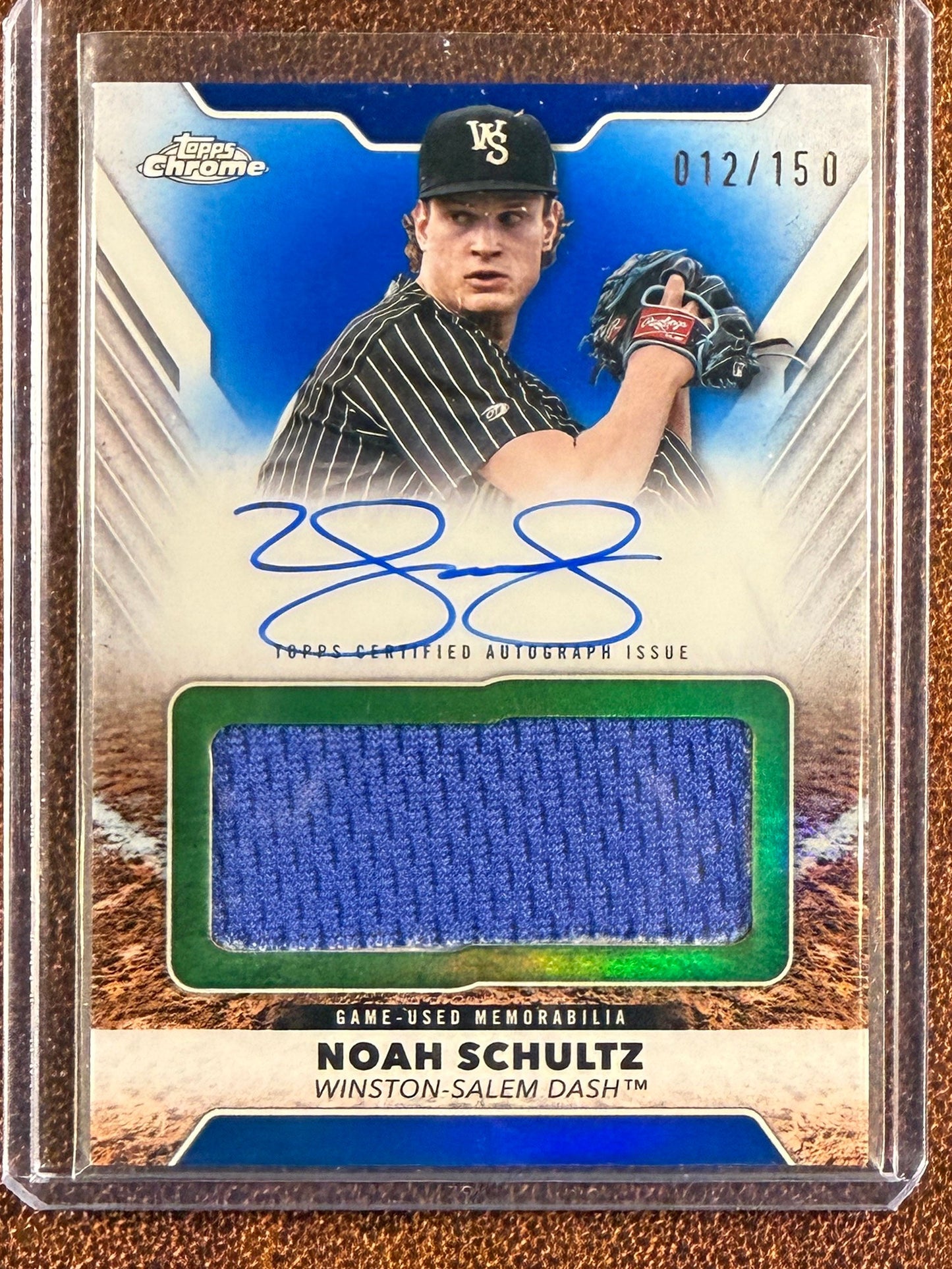 Noah Schultz - 2025 Topps Pro Debut - BLUE Patch AUTO /150 - White Sox