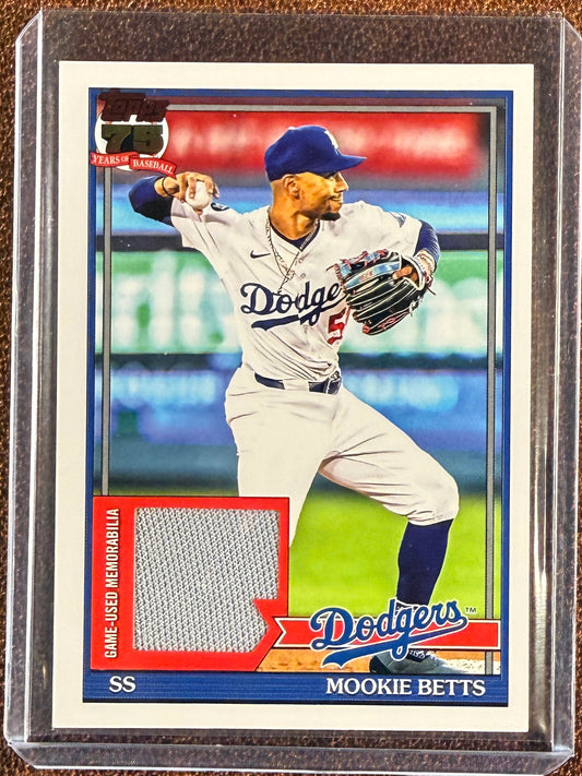 Mookie Betts - 2026 Topps Series 1 - RELIC - Dodgers