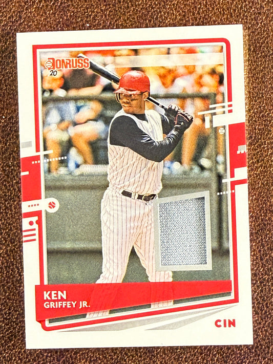 Ken Griffey Jr. - 2020 Donruss - Game Used RELIC - Reds