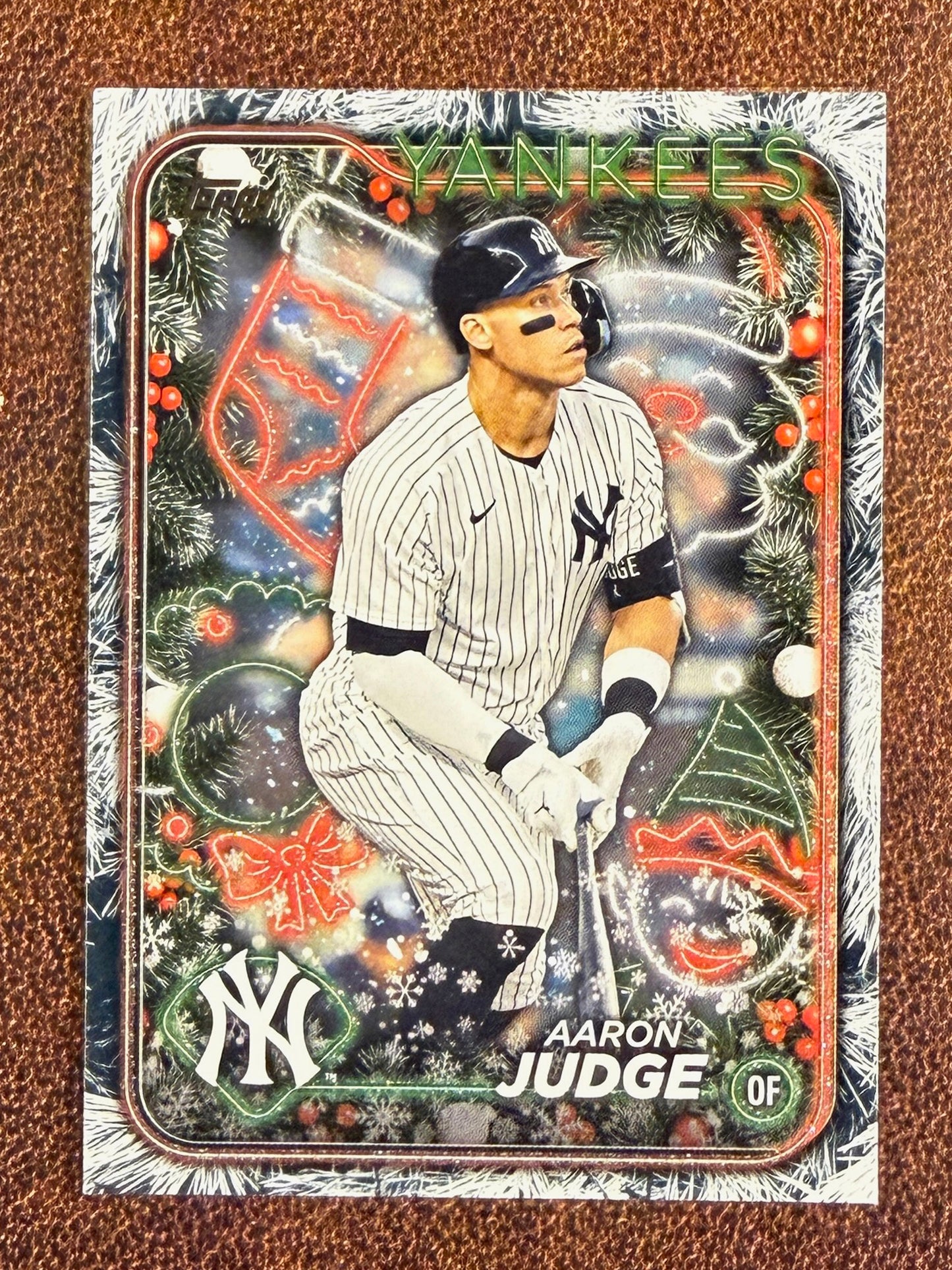 Aaron Judge - 2024 Topps Holiday - Holiday Tree - Yankees
