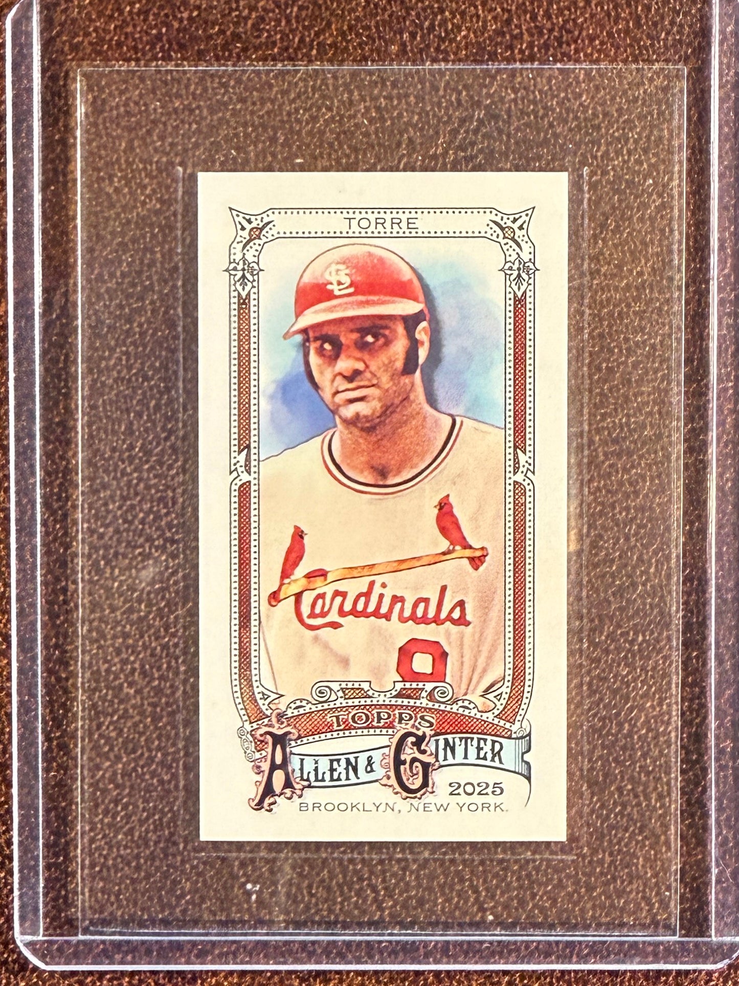 Joe Torre - 2025 Allen & Ginter - Mini #381 Rip Card SP - Cardinals
