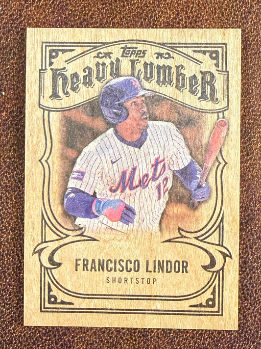 Francisco Lindor - 2026 Topps Series 1 - Heavy Lumber - Mets