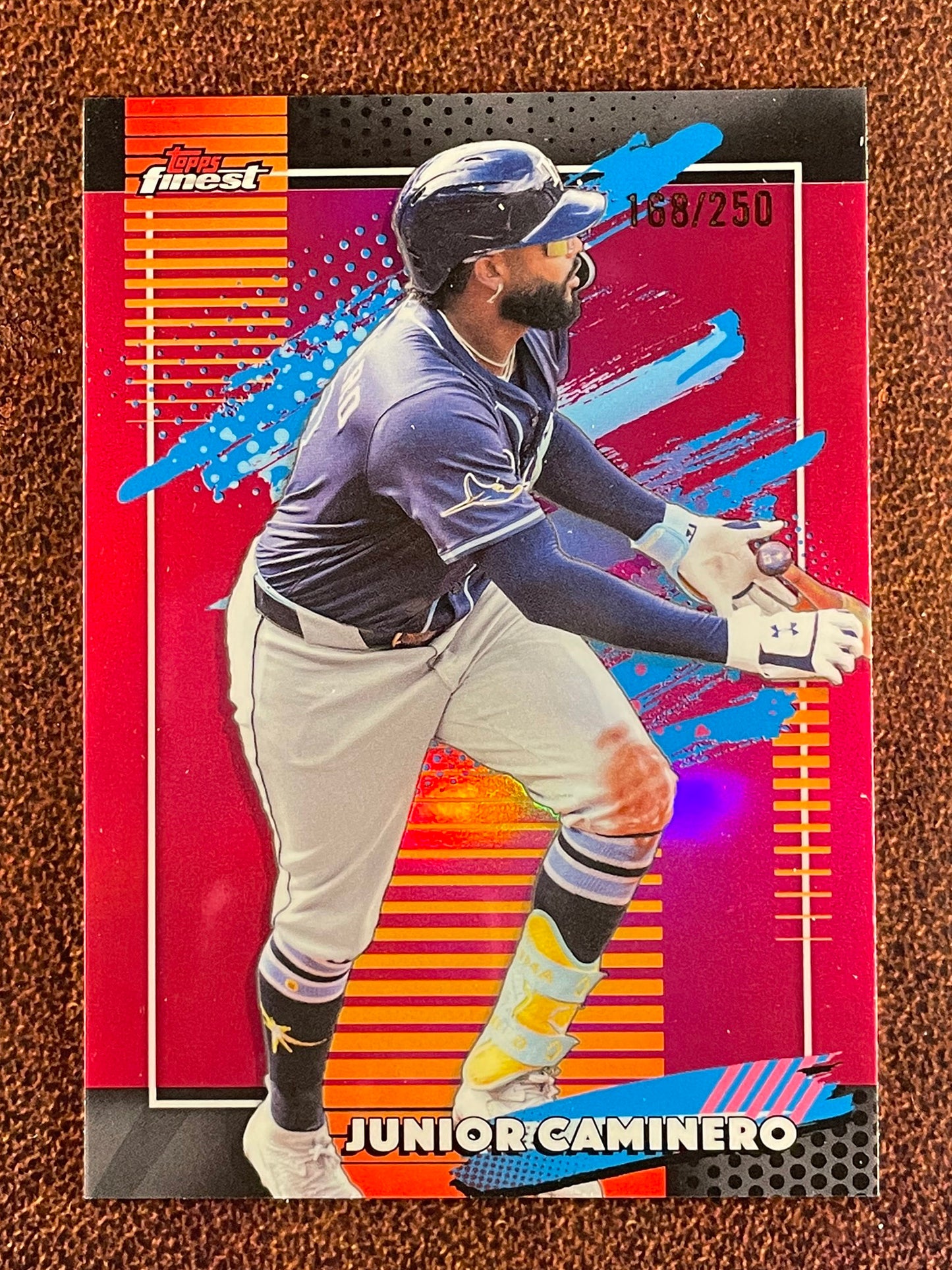 Junior Caminero - 2026 Topps Finest - PINK Uncommon /250 - Rays