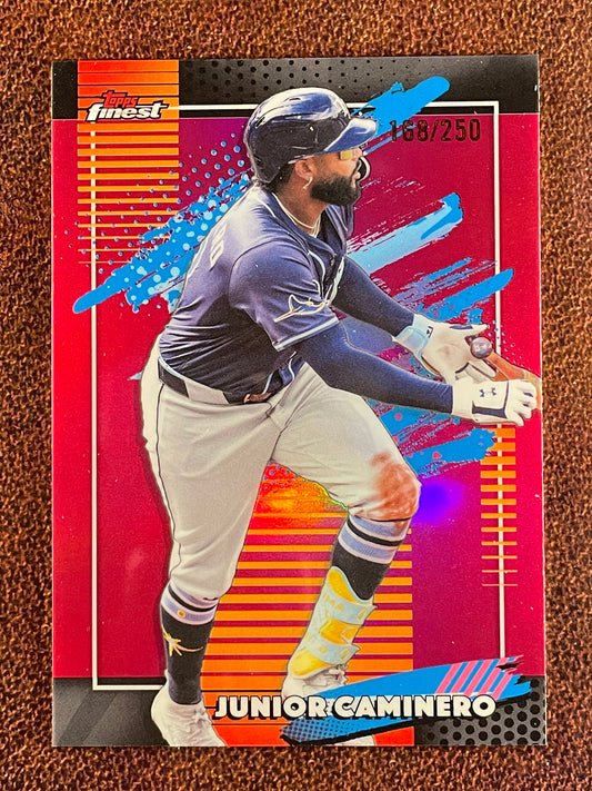 Junior Caminero - 2026 Topps Finest - PINK Uncommon /250 - Rays