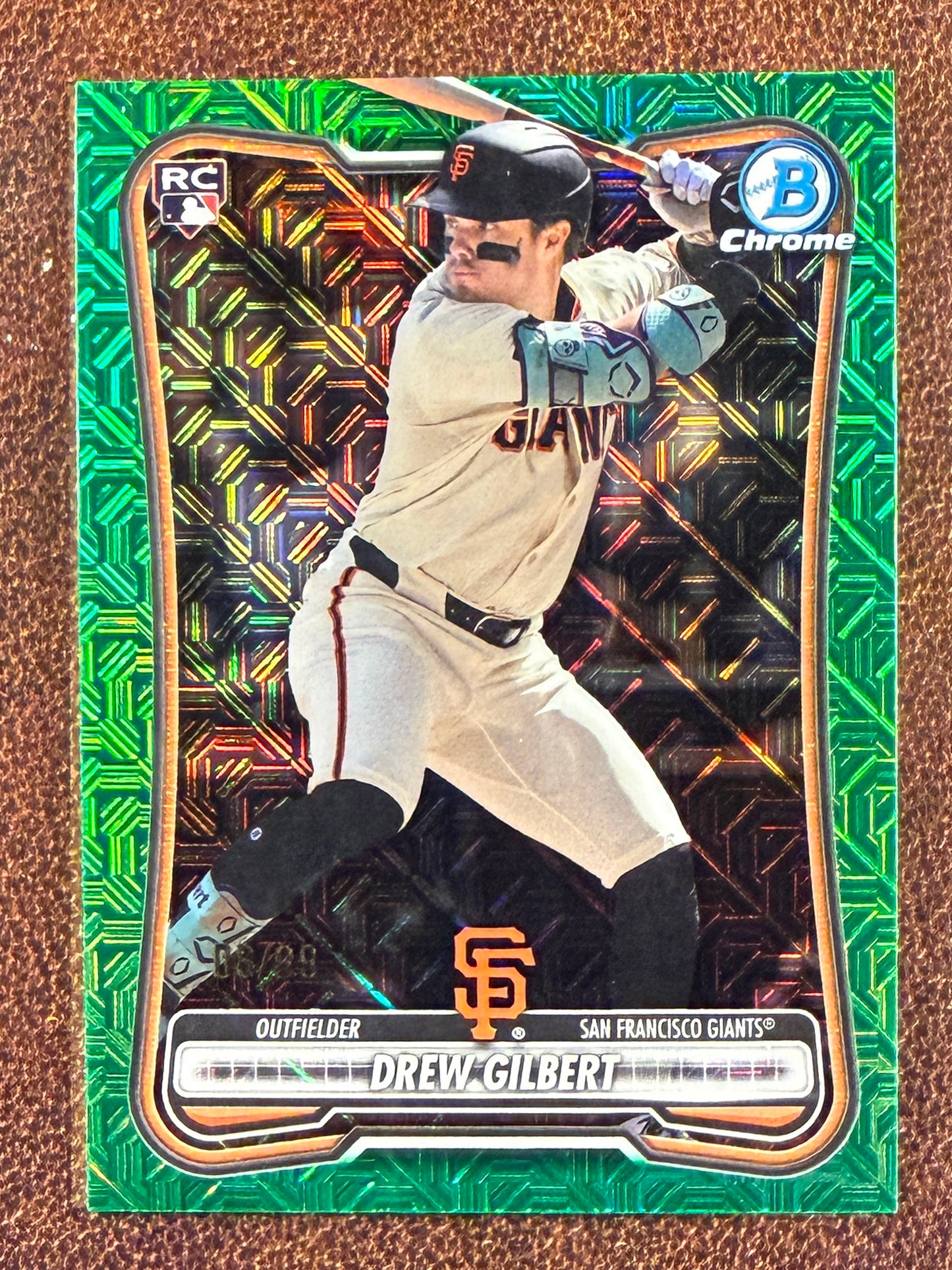 Drew Gilbert - 2026 Bowman - GREEN MOJO /99 - Giants