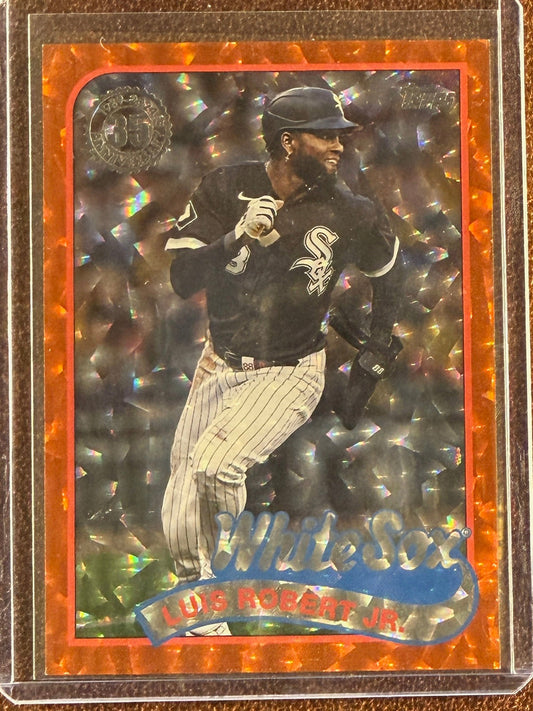 Luis Robert Jr. - 2024 Topps - 1989 ORANGE Megabox /25 - White Sox