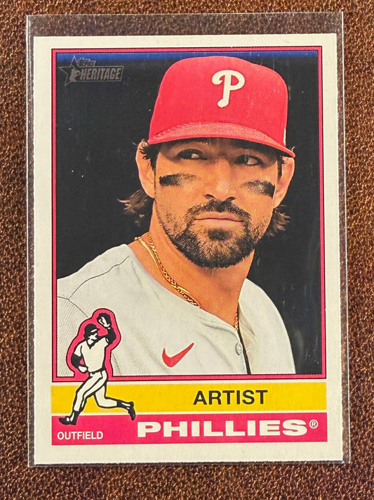 Nick Castellanos - 2025 Topps Heritage - Nickname Variation SP - Phillies