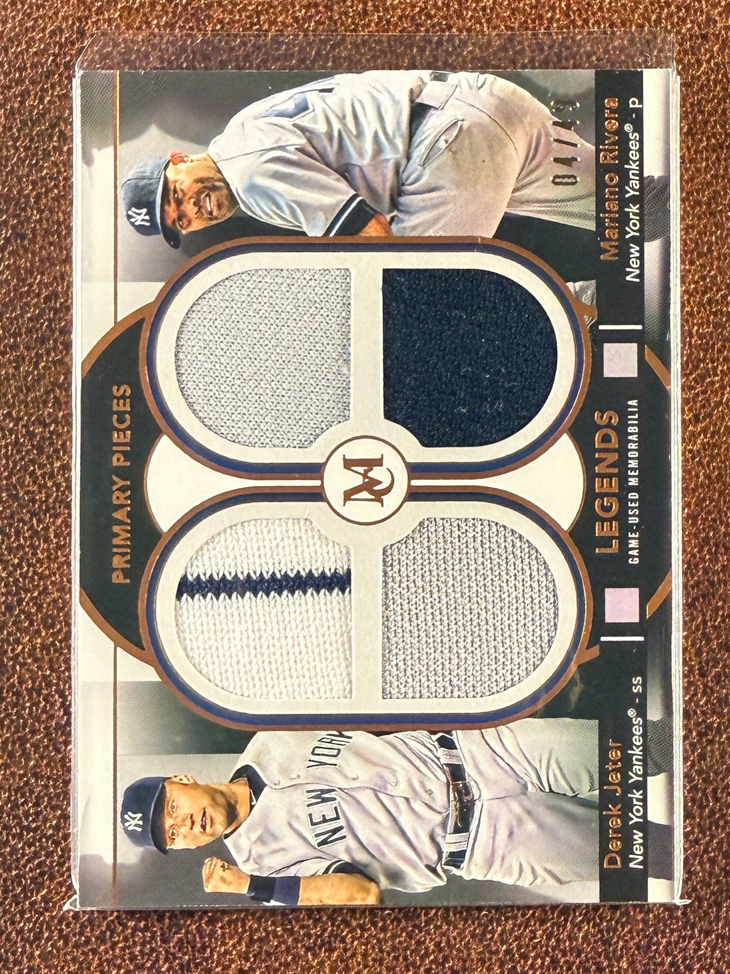 Derek Jeter/Mariano Rivera - 2024 Museum Collection - Primary Pieces /49 - Yankees