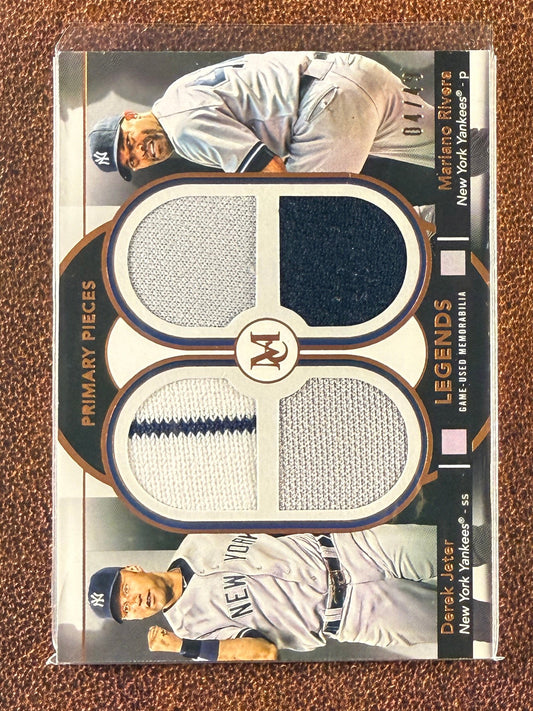 Derek Jeter/Mariano Rivera - 2024 Museum Collection - Primary Pieces /49 - Yankees