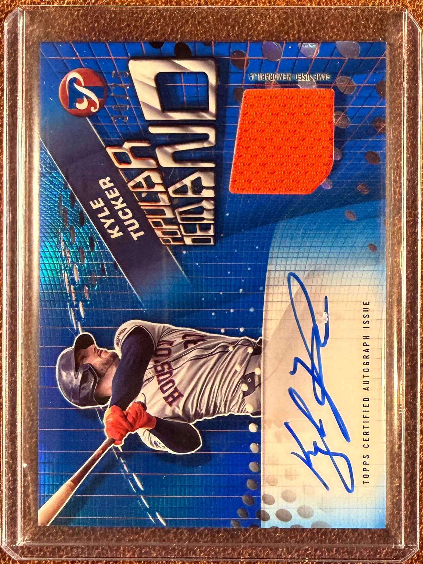 Kyle Tucker - 2025 Topps Pristine - BLUE RELIC AUTO /75 - Astros