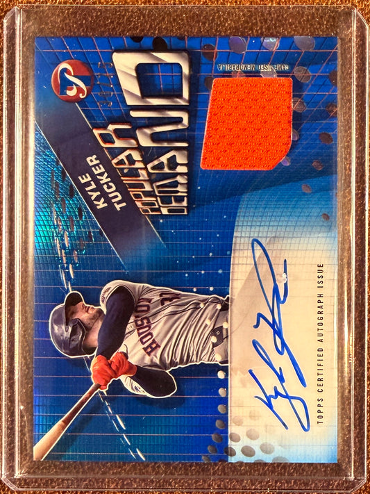 Kyle Tucker - 2025 Topps Pristine - BLUE RELIC AUTO /75 - Astros