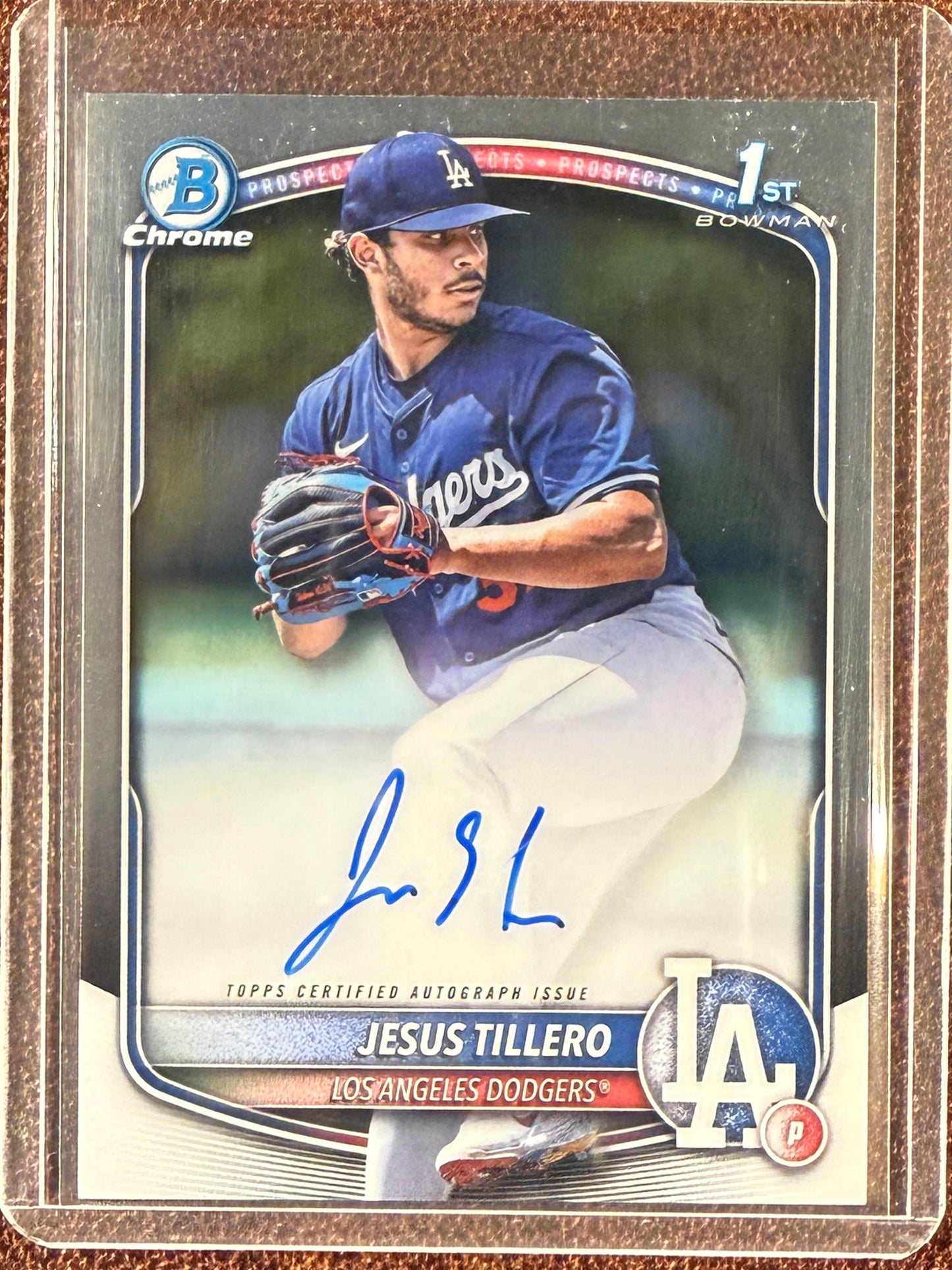 Jesus Tillero - 2025 Bowman - 1st Bowman Chrome AUTO - Dodgers