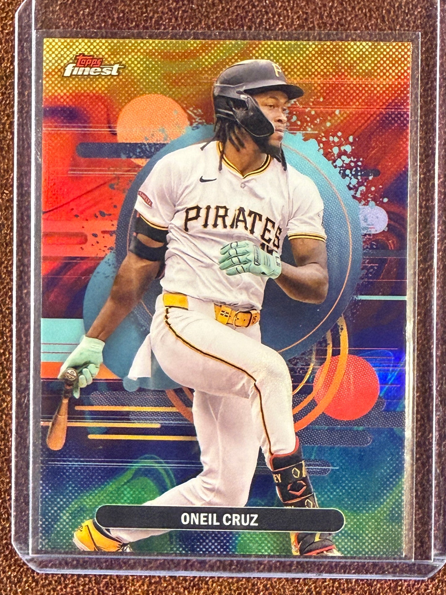 Oneil Cruz - 2025 Topps Finest - Uncommon Oil Spill SP #143 - Pirates