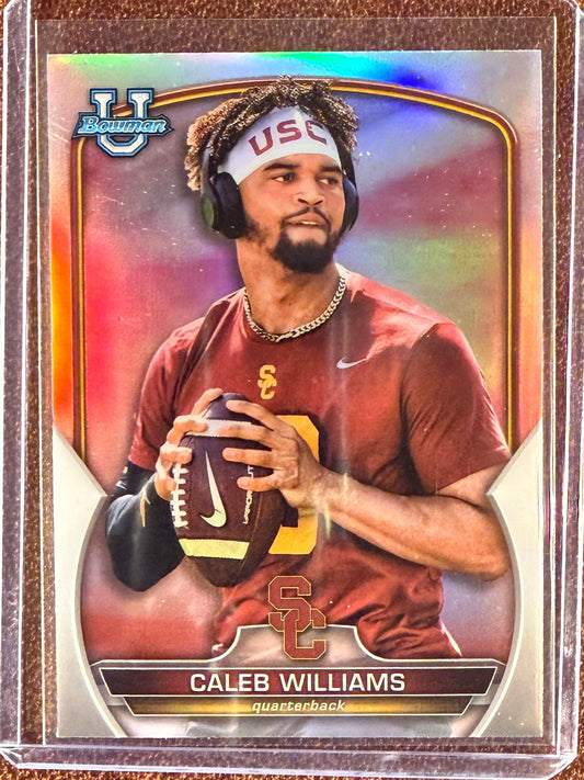 Caleb Williams - 2022 Bowman University - Image Variation - Bears